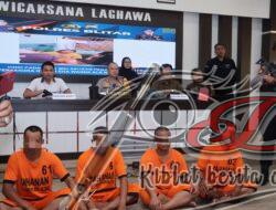 Polres Blitar Berhasil Amankan 4 Tersangka Sindikat Pembalakan Liar