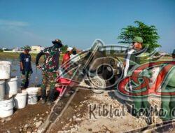 Bermandikan Keringat Dibawah Terik Matahari Satgas TMMD Ke-120 Kodim 0726/Sukoharjo,Semangat kerjakan Sasaran Fisik