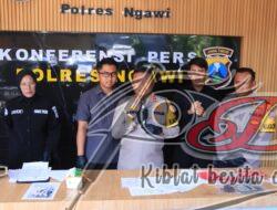 Satreskrim Polres Ngawi Berhasil Amankan 3 Tersangka Sindikat Illegal Logging