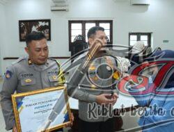 Kapolresta Malang Kota Raih Penghargaan Satuan Kerja Terbaik Atas Pelaksanaan Anggaran