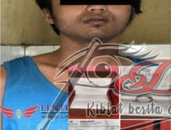 Polsek Semampir Amankan Pemuda Karang Tembok Curi Cincin Kawin dan Jam Tangan Lewat Jendela Rumah