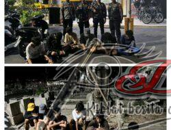 Enam Remaja Ala Gangster Diamankan Tim Respatti Polrestabes Surabaya Hendak Tawuran di Makam Rangka
