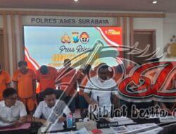 Bikin Resah Surabaya, Dua Puluh Satu Tersangka Curanmor Diringkus Satreskrim Polrestabes Surabaya