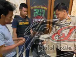 Unit Reskrim Polsek Simokerto Tangkap Pencuri Sepeda Motor dan Berikan Tips Agar Terhindar Dari Curanmor