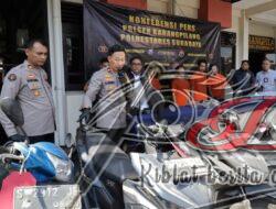 Unit Reskrim Polsek Karanganpilang Berhasil Amankan 5 Orang Komplotan Pelaku Curanmor 21 TKP di Surabaya