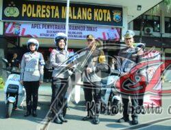 Polresta Malang Kota Kerahkan Polwan Dalam Patroli Srikandi Makota Usung Konsep Go Green