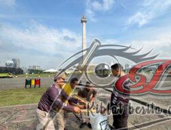 Polri Lakukan Bersih-bersih Usai Pesta Rakyat di Monas