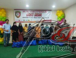 Media TargetNew.Id Adakan Bakti Sosial, Sambut HUT Ke 13
