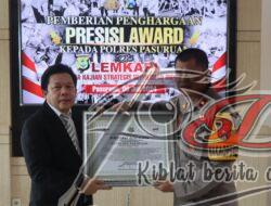 Polres Pasuruan Terima Penghargaan Presisi Award dari Lemkapi
