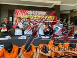 Polres Tulungagung Berhasil Ungkap 35 Kasus Kejahatan, 38 Tersangka Diamankan