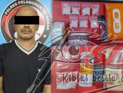 Polres Pelabuhan Tanjung Perak Berhasil Mengamankan Seorang Cleaning Service Edarkan Narkotika Jenis Sabu.