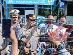 Dukung Kurangi Gas Buang, Kapolresta Malang Kota Lounching SPKLU, Hasil Kolaborasi dengan PT PLN