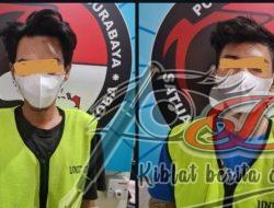 Dua Pria Pengedar Sabu Diringkus Satresnarkoba Polrestabes Surabaya di Sebuah Kamar Kos