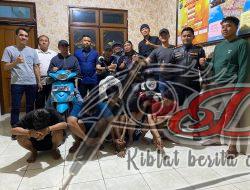 Unit Reskrim Polsek Simokerto Ringkus 6 Pelaku Begal dan Curanmor Menangis Saat di Gelandang