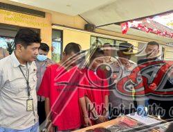 Unit Reskrim Polsek Mulyorejo Berhasil Amankan Dua Tersangka Jambret Sasar Emak-emak di Area Parkir Mall Surabaya