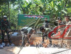 Dandim Boyolali Meletakkan Batu Pertama Program RTLH Anggota Veteran
