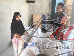 Datangi Distributor Babinsa Cek Ketersediaan Pupuk