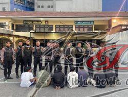 Polres Pelabuhan Tanjung Perak Amankan 7 Kelompok Gang Allstar di Tenggumung Baru Surabaya