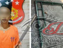 Unit Reskrim Polsek Krembangan Berhasil Mengamankan Pencuri Scafolding Yang Merupakan Seorang Residivis.