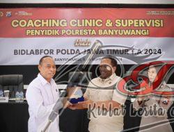 Tingkatkan Kualitas Pelayanan Polresta Banyuwangi Gelar Coaching Clinic