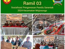 Danramil Mojosongo Turut Hadiri Sosialisasi Pengawasan Pemilu