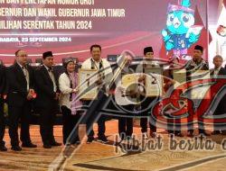 KPU Jatim Tetapkan Nomer Urut Paslon Pilgub 2024