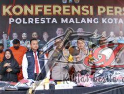 Polresta Malang Kota Berhasil Amankan Komplotan Pencuri Modus Gembosi Ban Nasabah Bank