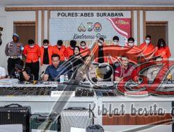 Satreskrim Polrestabes Surabaya Berhasil Ungkap Sindikat Penipuan Online Jaringan Internasional 10 WNA Diamankan