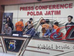 Subdit III Jatanras Polda Jatim Berhasil Ungkap Kasus Pencurian Baterai Tower Milik Provider, 4 Tersangka Diamankan