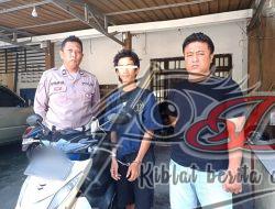 Polsek Kenjeran Amankan Pelaku Curanmor Yang Terekam CCTV di Kedinding