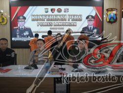 Polres Lamongan Berhasil Ungkap 2 Kasus Curas dan 1 Kasus Kekerasan, Tersangka Diamankan