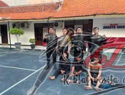 Tim Respatti Polrestabes Surabaya Amankan Tiga Remaja Bersenjata Tajam di Jalan Indrapura
