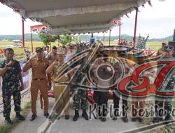 Sinergitas Tiga Pilar Panen Raya Bersama di Area Persawahan