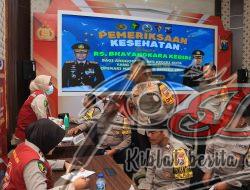 Personel Polres Kediri Kota Gelar Rikkes Siapkan Personel Pengamanan TPS Pilkada 2024