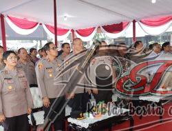 Kapolrestabes Surabaya bersama KPU Surabaya Gelar Simulasi Pilkada Serentak 2024