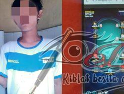 Polsek Semampir Amankan seorang Penjaga Warkop Main Judi Online