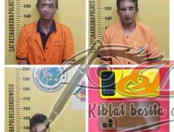 Polres Bondowoso Meringkus Tiga Pria yang Lagi Asik Nyabu, Dalam Rangka Menyikapi Program 100 Hari Presiden RI