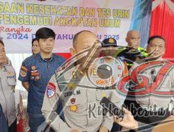 Jelang Nataru, Ditlantas Polda Jatim Laksanakan Ramcek Angkutan Umum dan Tes Urine Pengemudi