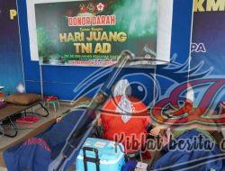 Hari Juang Kartika Kodim Boyolali Gelar Donor Darah di Desa Tawangsari