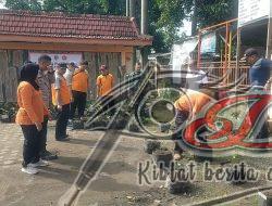 Wujudkan Asta Cita Polisi dan TNI bersama Warga Kota Mojokerto Gelorakan Swasembada Pangan