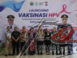 Polresta Malang Kota Bersama Dinkes Cegah Kanker Serviks, Pertama di Jatim, Gebyar Vaksin HPV