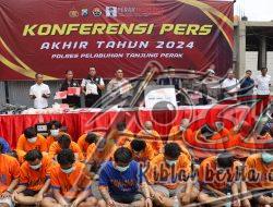 Sepanjang Tahun 2024, Polres Tanjung Perak Ungkap 1.162 Kasus Kriminal