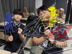 16 Siswa Daejeo Middle and High School Belajar Wayang di Spemma Surabaya