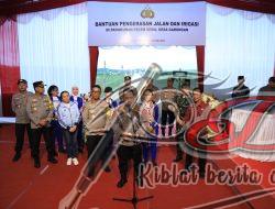 Resmikan Irigasi di Kulonprogo, Kapolri Dorong Pertumbuhan Ekonomi dan Ketahanan Pangan