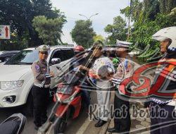 Satlantas Polres Gresik Kampanyekan Keselamatan Berlalu Lintas dalam Ops Keselamatan Semeru 2025