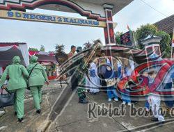Anak Sekolah Antusias Sambut Pembukaan TMMD