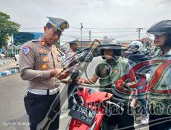 Satlantas Polres Sampang Gelar Razia, 97 Pelanggar Terjaring dalam Operasi Keselamatan Semeru 2025