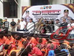 Bekuk Puluhan Pelaku Curanmor, Polrestabes Surabaya Tunjukkan Taringnya