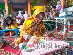 Ratusan Peserta Ikuti Lomba Mewarnai Kipas Open House KB 16/TK 18 Aisyiyah Surabaya
