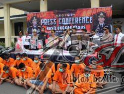 Polres Bondowoso Laksanakan Press Release Hasil Ungkap Kasus